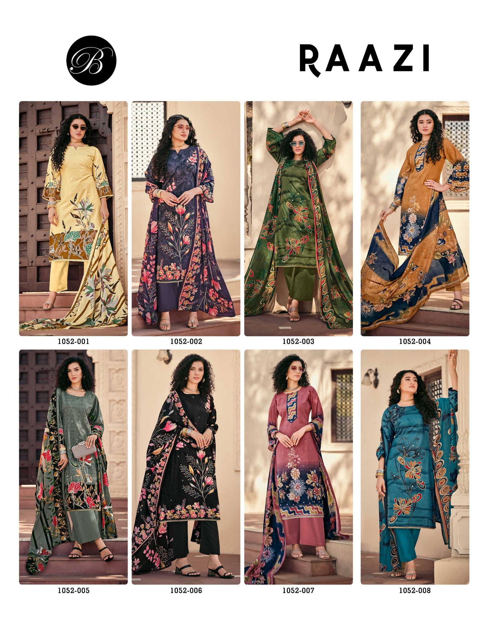 Belliza Raazi Cotton Digital Printed Dress Material Collection